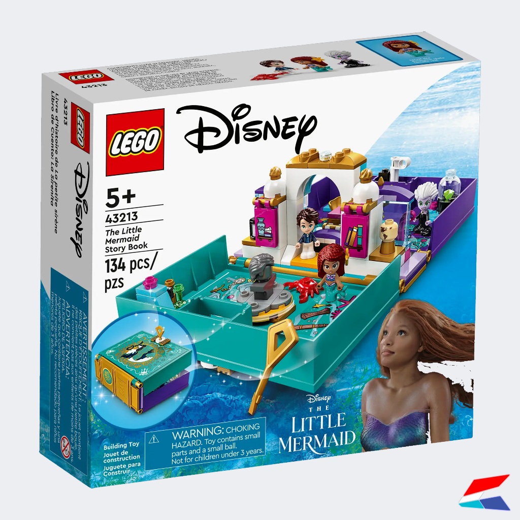 LEGO Disney 43213 The Little Mermaid Story Book ของแท้