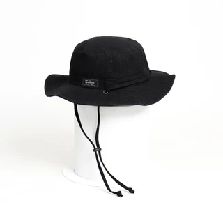 G001 Black หมวกเดินป่า cotton ฟอกเฟด เบา ใส่สบาย ระบายอากาศดี
