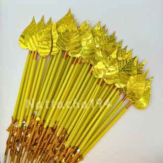 ไม้เสียบแบงค์ ทอง เงิน คละสี งานกฐิน ผ้าป่า เสียบธนบัตร งานบุญ