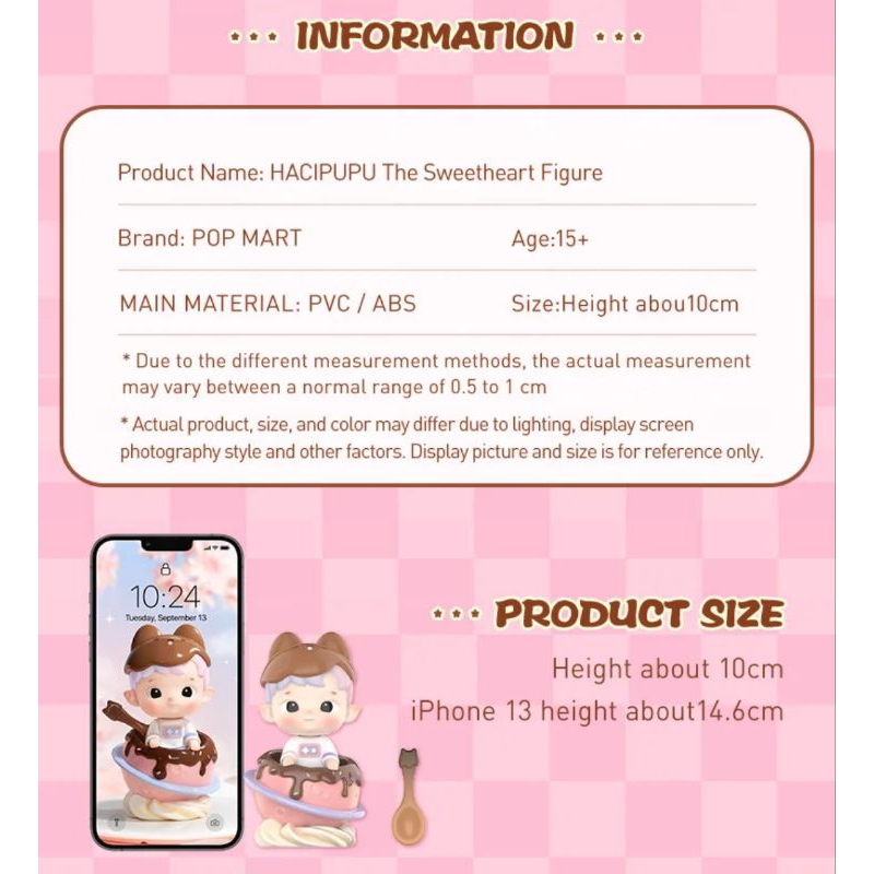 ซื้อในไลฟ์ ใช้โค้ด30%⭕พร้อมส่ง Hacipupu The Sweetheart Figure - รูปที่ 5