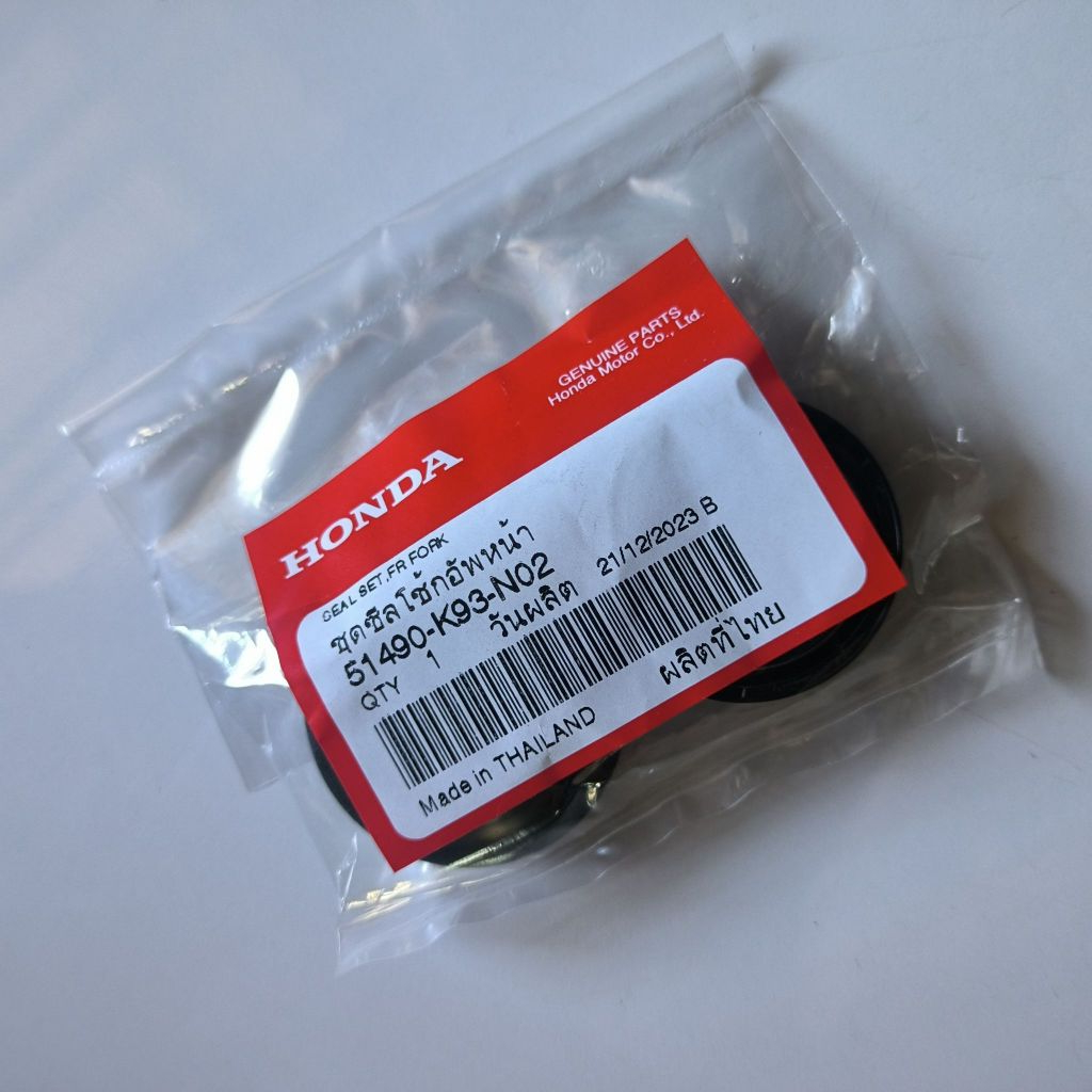 ซีลโช้คอัพหน้า HONDA Click125i, Scoopy i, Click150i ของแท้ เบิกศูนย์ 100% [51490-K93-N02]