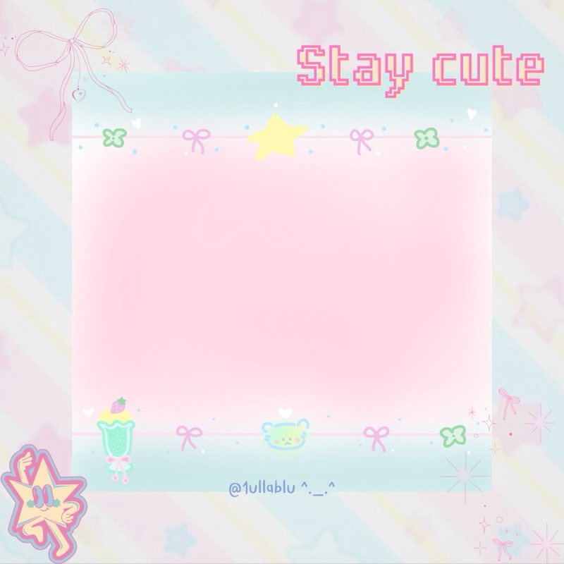˚₊*‧ Stay cute Notepad [กระดาษโน้ต]⧣₊˚