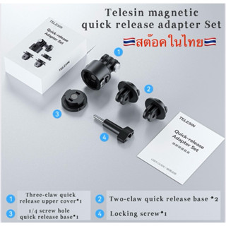 Telesin Magnetic Quick Release Mount Adapter for Gopro , Act…
