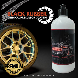 หัวเชื้อเคลือบเงายางดำ ดำและฉ่ำเงา (Merci Black Rubber Coati…