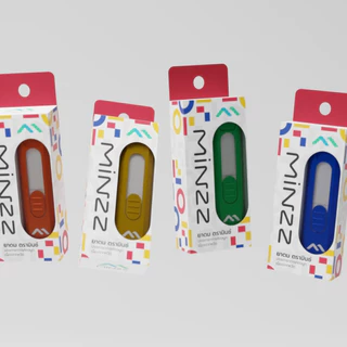 MINZZ INHALER 1 ML (ยาดม ตรามินซ์) กลิ่นดอกไม้ หอมธรรมชาติ คละสี (1 ชิ้น )