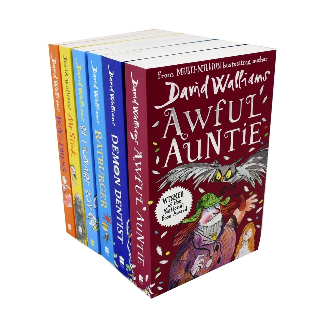 พร้อมส่ง📚David Walliams 6 Books Collection Pack Set📚