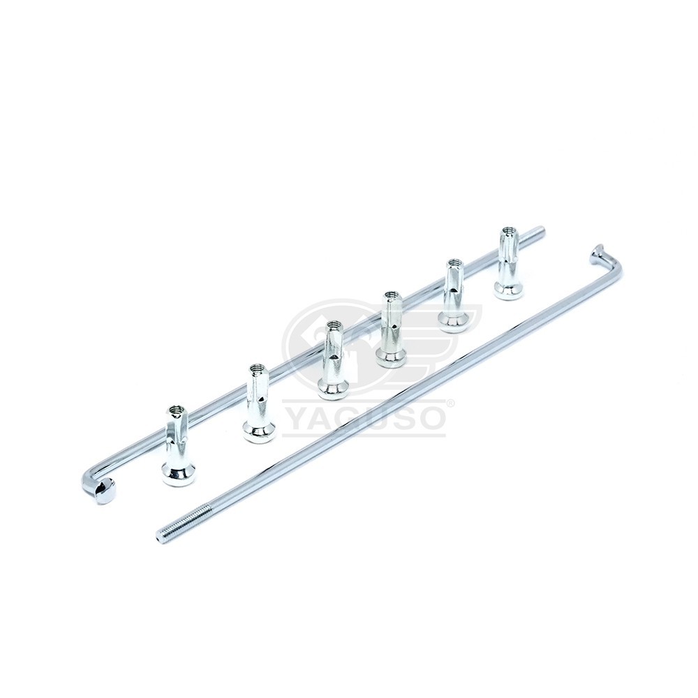 ซี่ลวด YAGUSO ยากูโซ่ชุบโครเมี่ยม เบอร์9 สำหรับมอเตอร์ไซค์ - รูปที่ 2