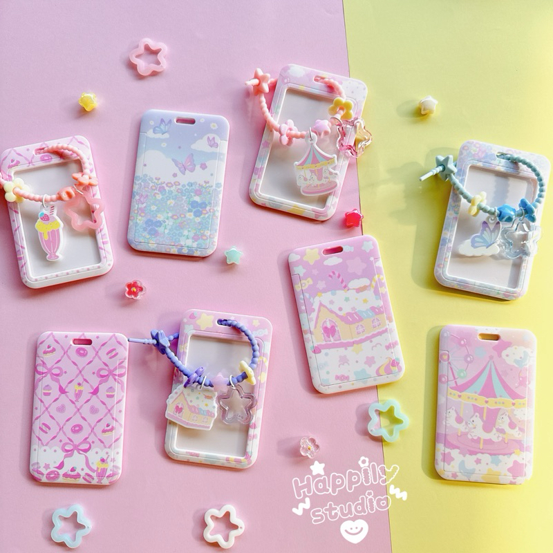 พร้อมส่ง! ID Card holder ที่ใส่บัตร Photocard เฟรมการ์ด พิมพ์ลายหน้าหลัง