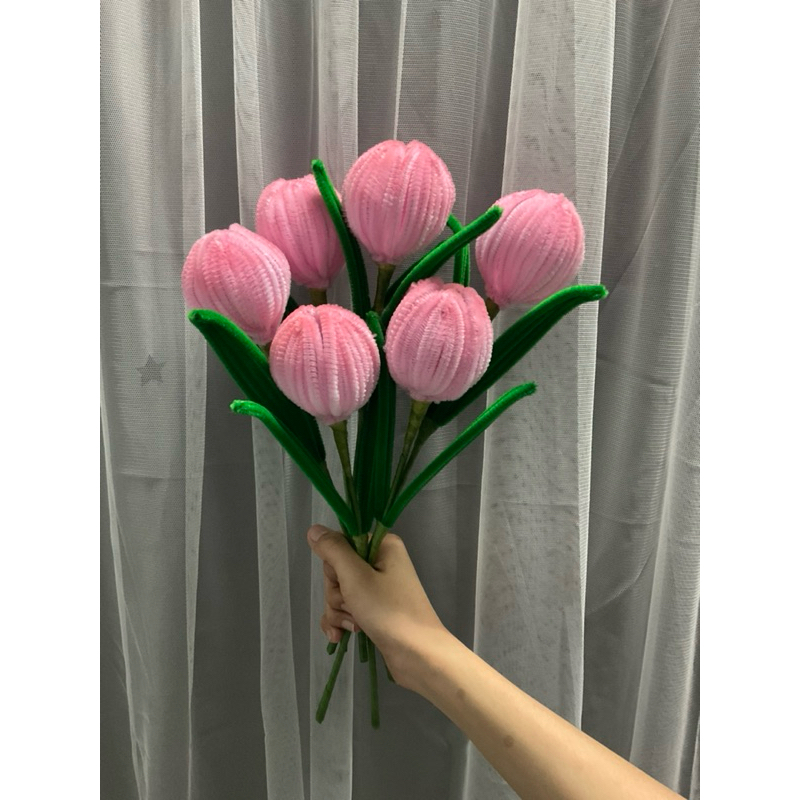 ดอกทิวลิป กำมะหยี่ พร้อมส่ง ถ่ายภาพจากสินค้าจริง