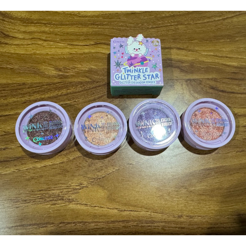 คอสลุคส์ ทวิงเคิล กลิตเตอร์ สตาร์ กลิตเตอร์ อายแชโดว์ 2g Cosluxe Twinkle Glitter Star Glitter Eyesha