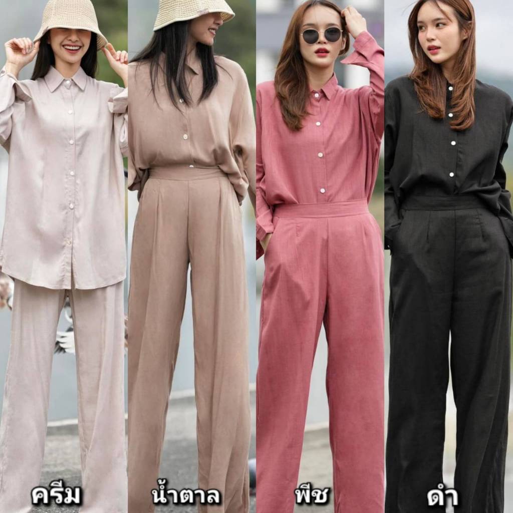 Earth linen set (690.-) งานแบรนด์ earthelook กับ simple set ที่ทุกคนถามถึง