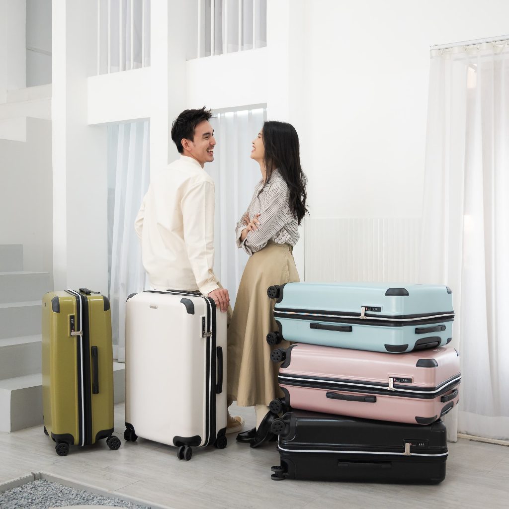 กระเป๋าเดินทาง Legend Walker Pastel 5512-57 กระเป๋าเดินทางล้อลาก luggage ขนาด 23 นิ้ว [รับประกัน 2 ปี]