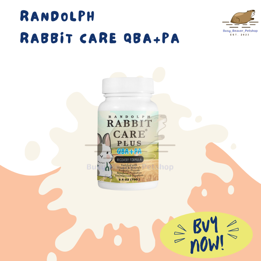 RANDOLPH RABBIT CARE QBA+PA 70กรัม