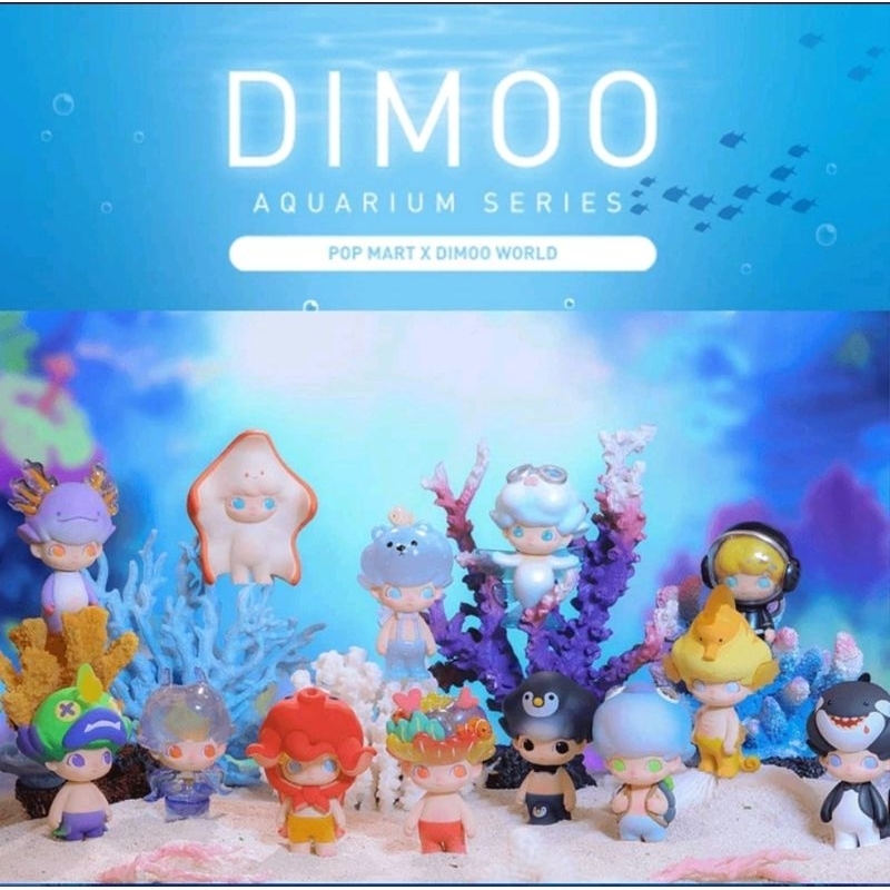 ⭐พร้อมส่ง⭐ POPMART - Dimoo - Aquarium (Art Toy/Designer Toy/Blind Box)