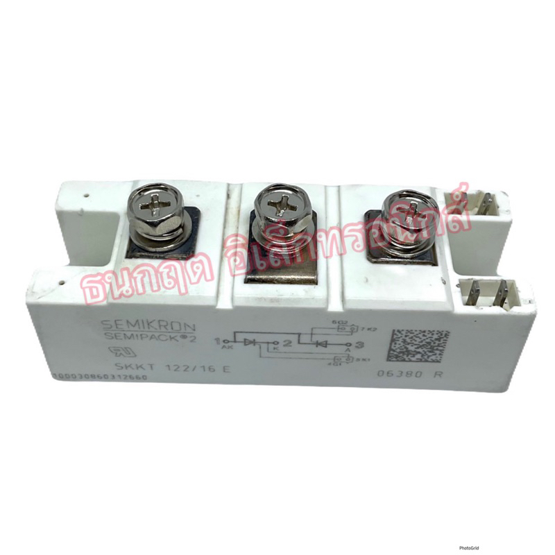 SKKT122/16E SEMIKRON Thyristor Module  122A 1600V SKKT. 122/16E โมดูล SCR พร้อมส่งใน🇹🇭🇹🇭 ออกบิลได้
