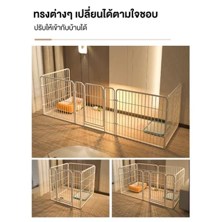 คอกสุนัข รั้วสุนัข กรงหมาขนาดใหญ่ 120*60*60CM คอกสัตว์เลี้ยง DIY ประกบอิสระ ที่ว่างใหญ่