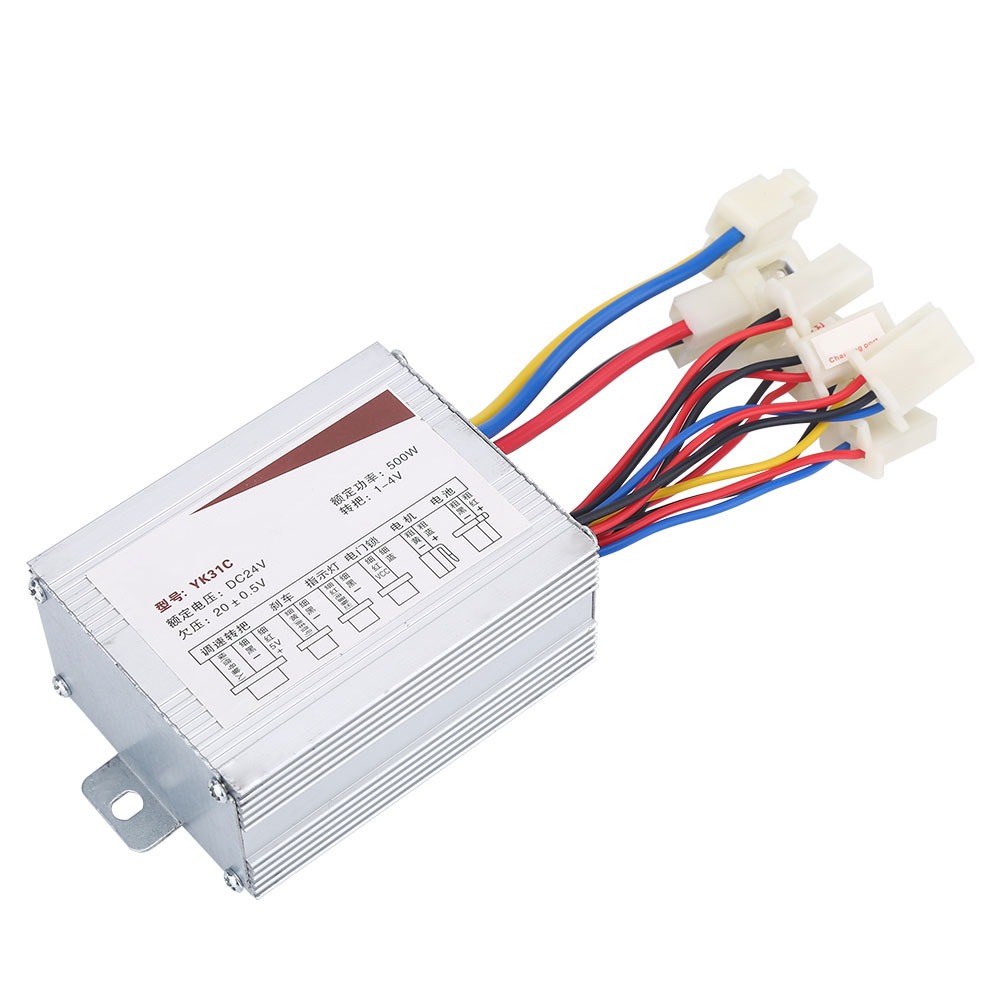 250W/350W/500W 24V กล่องวงจรสกู๊ตเตอร์ กล่องควบคุมมอเตอร์แบบแปรงถ่าน สำหรับสกู๊ตเตอร์จักรยาน TOPMAX เช็คสายก่อนสั่งซื้อ ราคา ถูกที่สุด ดีลบีเคเค แกลเลอรีภาพที่ 9