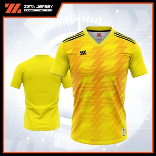 ZETA JERSEY เสื้อกีฬา ผ้าโพลีเอสเตอร์เกรดพรีเมี่ยม