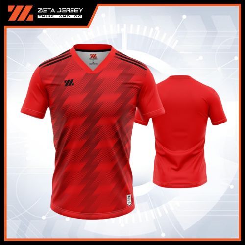 ZETA JERSEY เสื้อกีฬา ผ้าโพลีเอสเตอร์เกรดพรีเมี่ยม