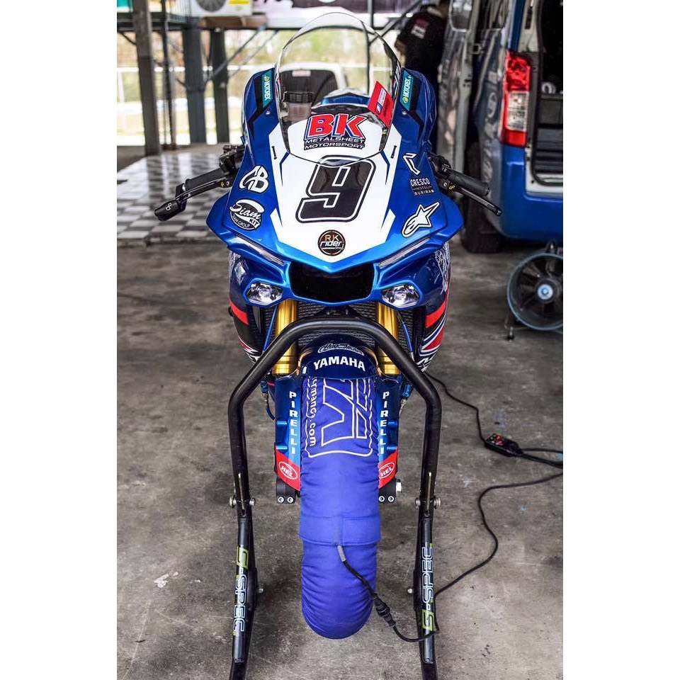 TYGA Tyre Warmers ผ้าห่มวอร์มยาง อุ่นยาง TYGA ไทก้าแท้ ครบชุดพร้อมใช้งาน