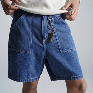 Kodangs Tyler Jeans - กางเกงยีนส์ขาสั้นผ้าฟอก กางเกง Jort สีดำ สียีนส์