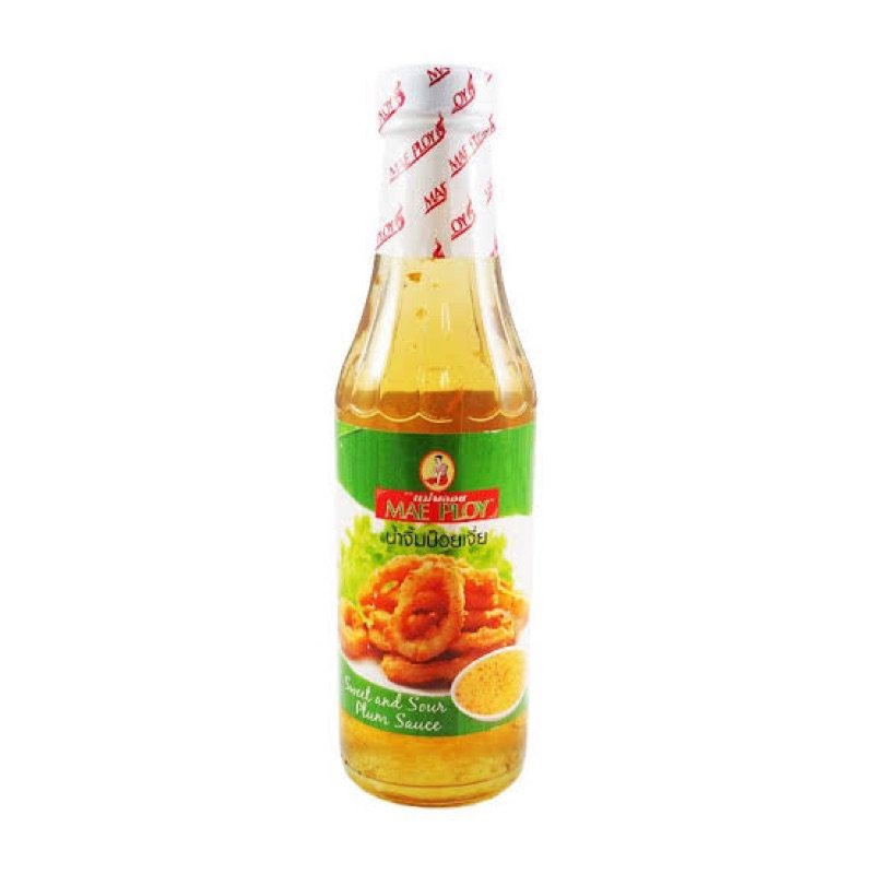 แม่พลอย น้ำจิ้ม บ๊วยเจี่ย ขนาด 370 กรัมfl mae ploy sweet&sour plum sauce