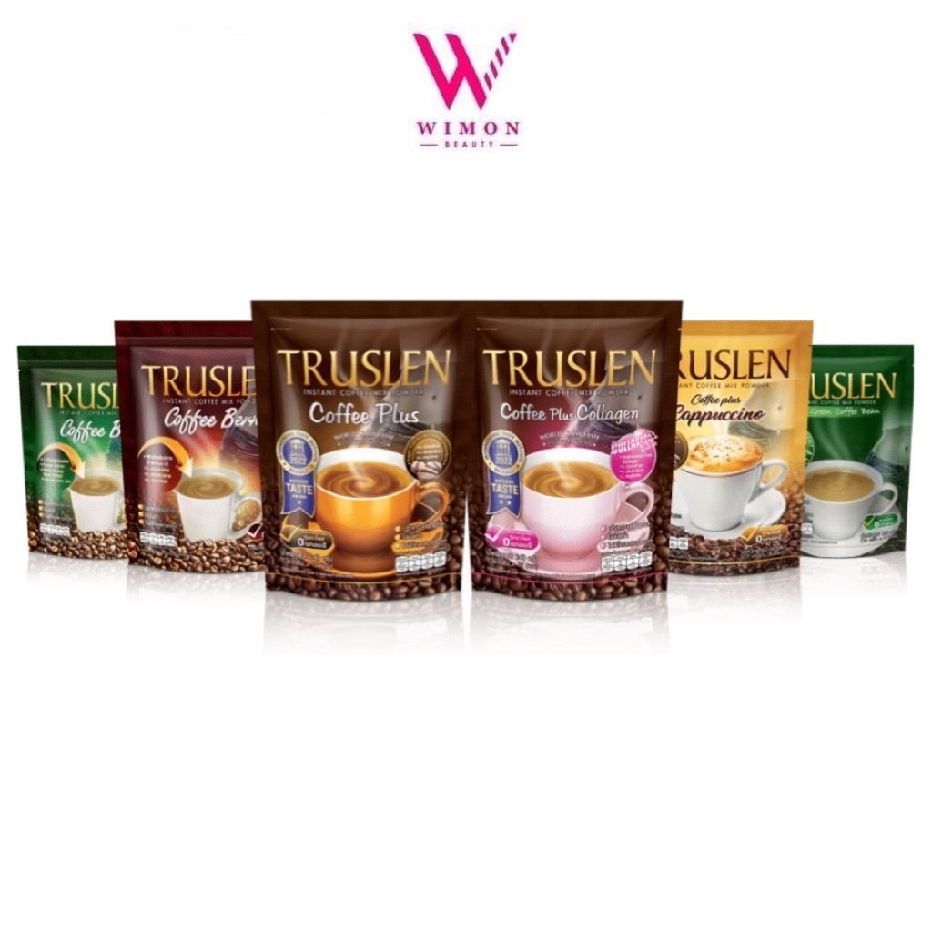 Truslen coffee ทรูสเลน คอฟฟี่ กาแฟปรุงสำเร็จชนิดผง(ทุกสูตร)