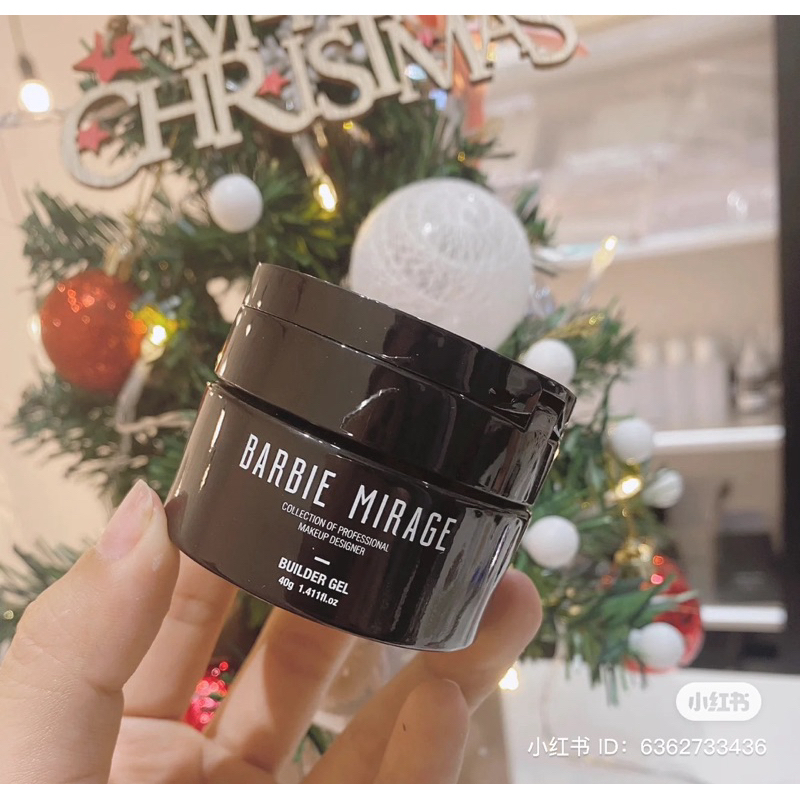 Barbie mirage   Builder gel  40g  เจลต่อเล็บ เสริมหน้าเล็บได้ ไม่ร้อนหน้าเล็บ  แบรนด์นี้ปังอยู่แล้วถ