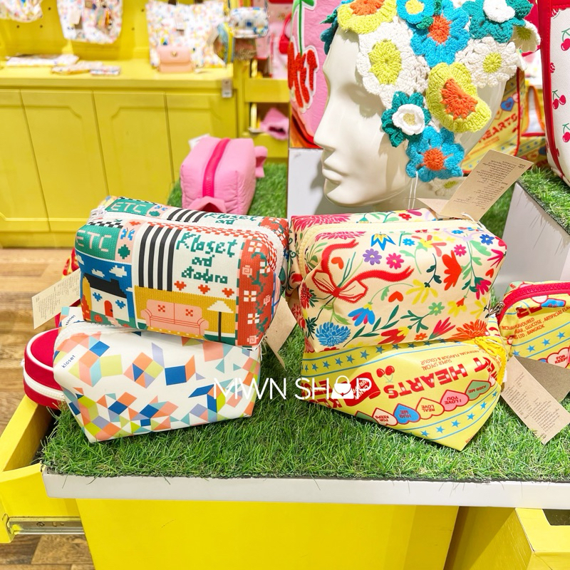 Kloset มีโค้ดลด30% กระเป๋าเครื่องสำอาง ของจุกจิก ของแท้จากชอป