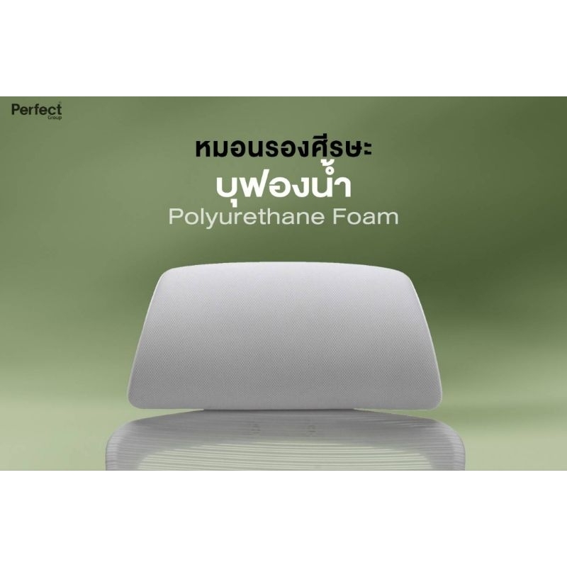Perfect LEAF SERIES เก้าอี้ทำงานเพื่อสุขภาพ รุ่น POF สีดำ รูปที่ 4