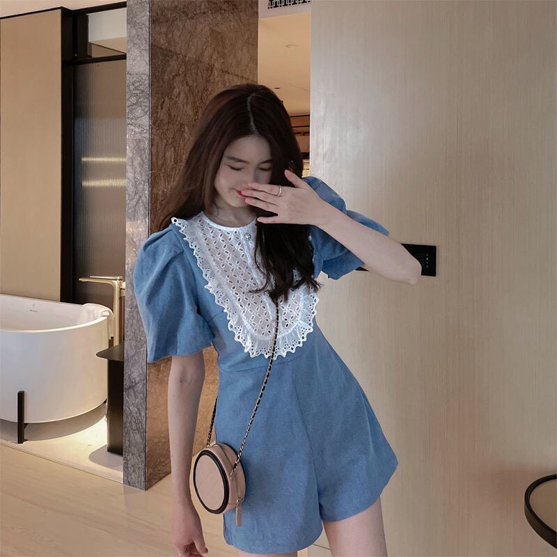 จั้มระบายขาวน่ารัก j6081
