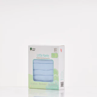 Little Eden - ผ้าอ้อมเช็ดหน้าใยไผ่ 100% (สีพื้น)11X11 นิ้ว