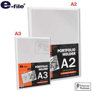 e-file PORTFOLIO HOLDER แฟ้มเก็บเอกสาร A3 / A2 แฟ้มสะสมผลงาน 750A