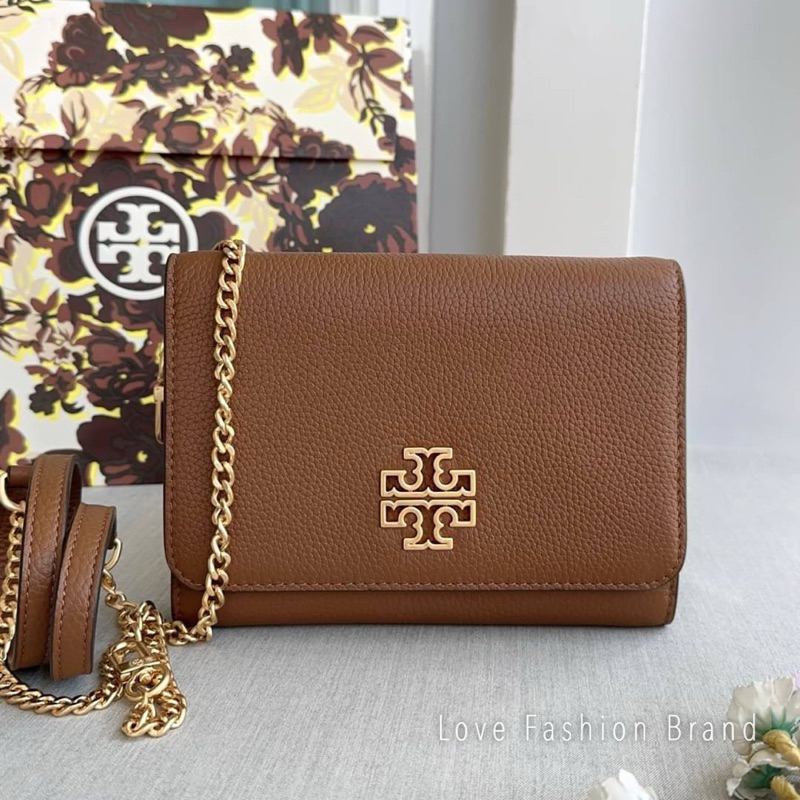 👑ผ่อน0%~แท้100%👑80100 กระเป๋าสะพาย Tory Burch Britten