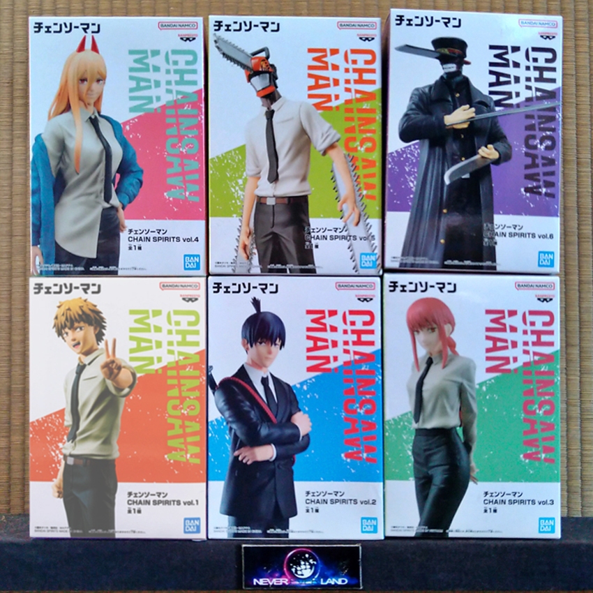 BANDAI BANPRESTO FIGURE: CHAINSAW MAN / มนุษย์เลื่อยยนต์ - CHAIN SPIRITS VOL.1 - 6
