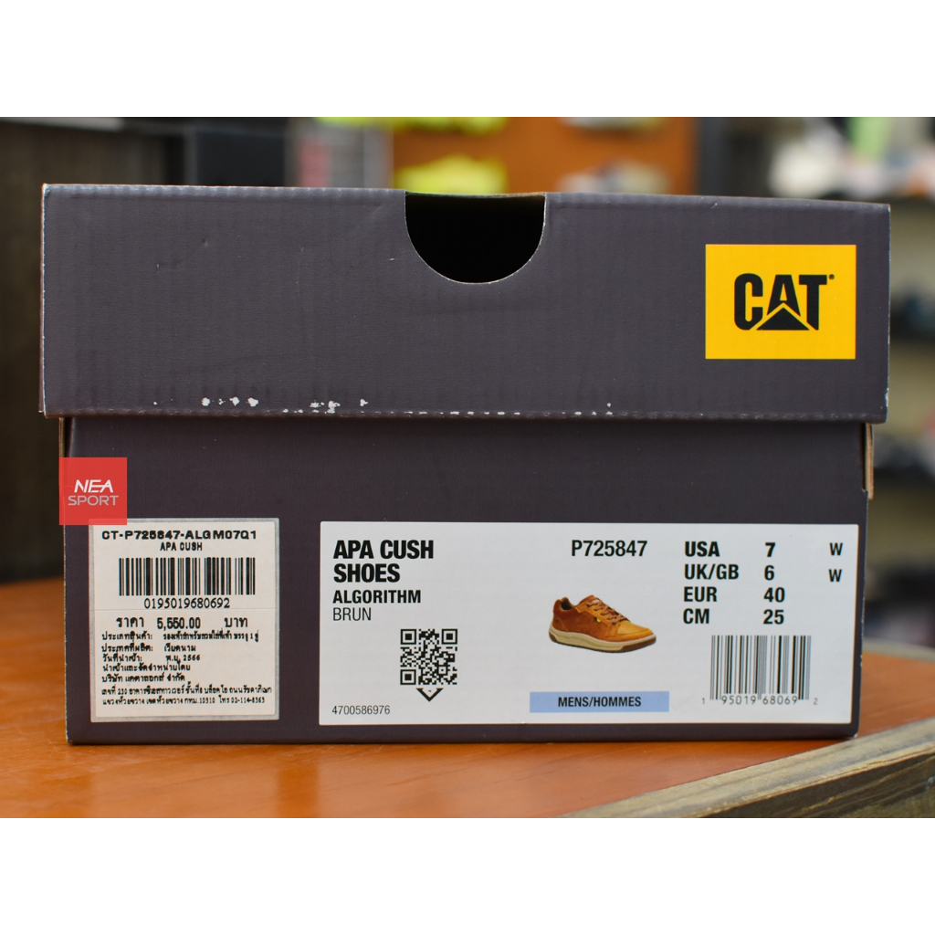 [ลด30% เก็บโค้ด 2509FASHDD] CAT CATERPILLAR APA CUSH Sneaker รองเท้าหนัง Full Grain
