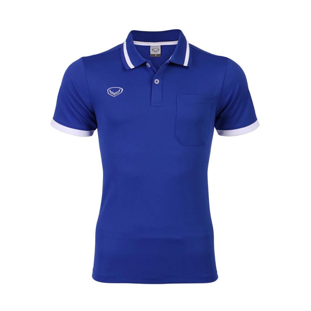 เสื้อโปโลแกรนด์สปอร์ต รหัสสินค้า : 012585 ,012785 (สีน้ำเงิน)