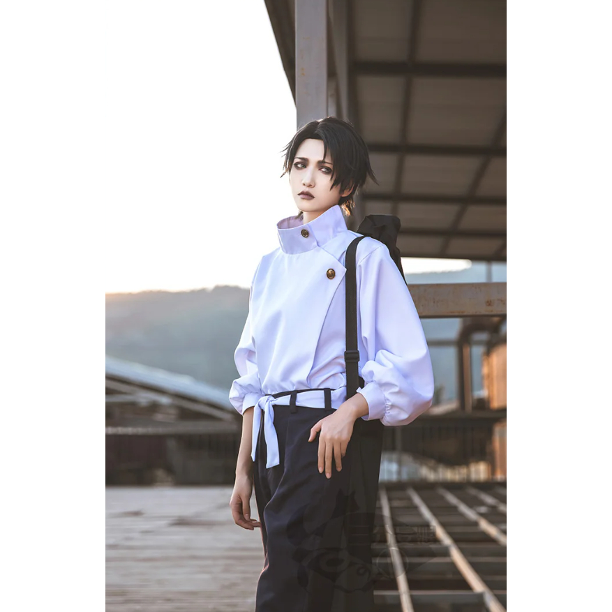 Anime Jujutsu Kaisen Okkotsu Yuta Cosplay Costume for Adult Men อะนิเมะ Okkotsu Yuta คอสเพลย์เครื่อง