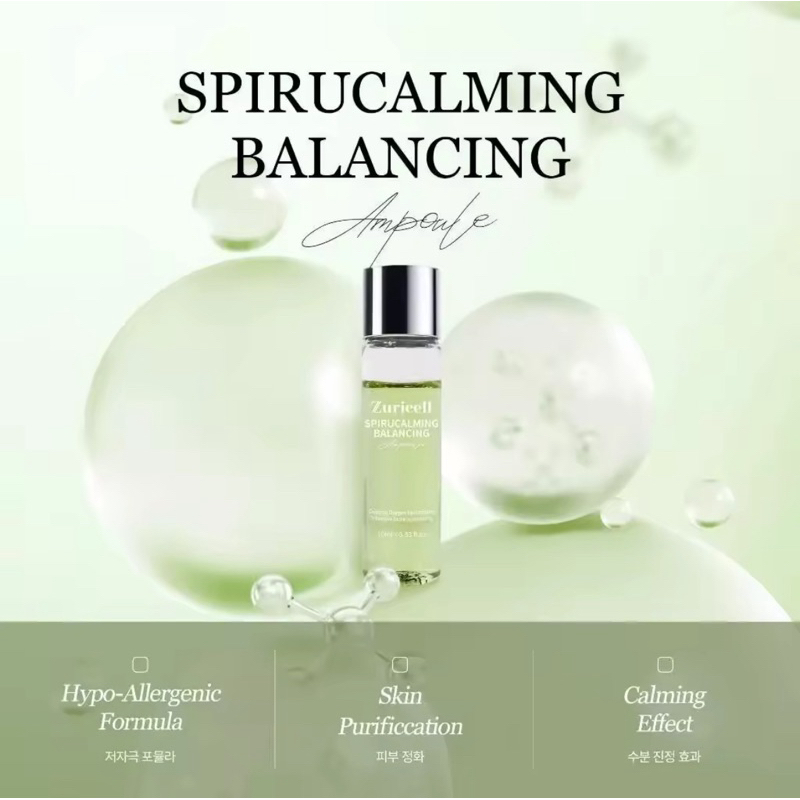 [O2toDerm]Zuricell Spirucalmin Balancing Ampoule 10ml