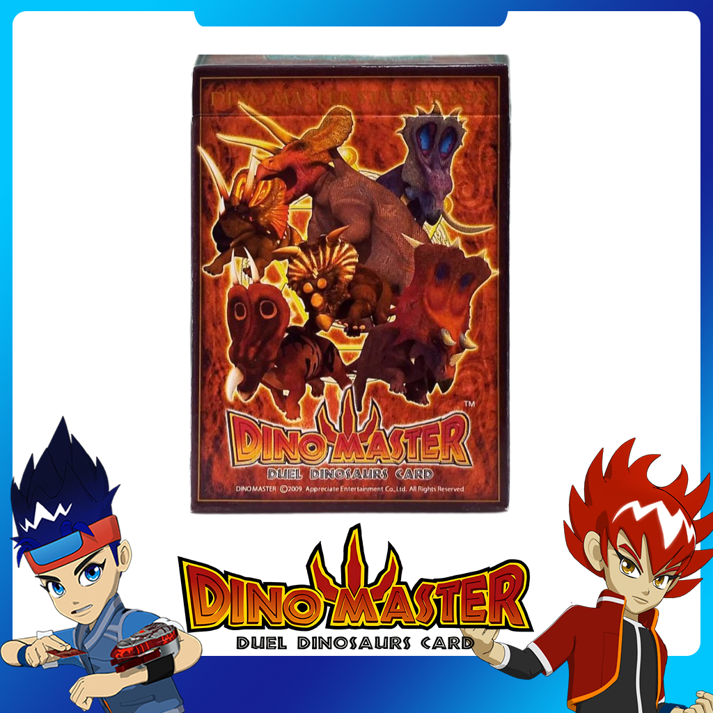 การ์ดไดโนมาสเตอร์ เผ่ามีเขา Card Dinomaster Starter Box