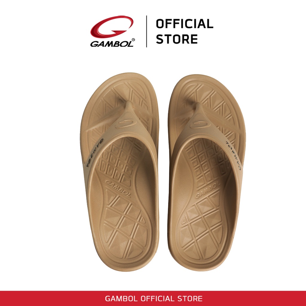 GAMBOL แกมโบล รองเท้าแตะหนีบชายหญิง รุ่น GM41125 Size 4-9 UK