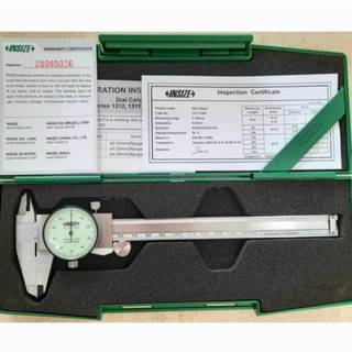 เวอร์เนียร์เข็ม ความละเอียด 0.01mm 6" 8" 12" Dial Caliper เวอร์เนียร์ไดอัล INSIZE 1311-150A 1311-200A 1311-300A