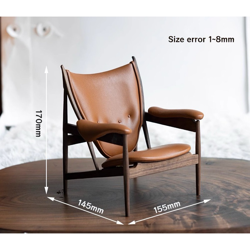 Model เก้าอี้ Luxury รุ่น Chieftain Chair ขนาด 1:6 เฟอร์นิเจอร์ตกแต่งบ้านตุ๊กตา blythe บาร์บี้