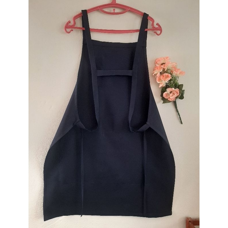 👗ผ้ากันเปื้อนสาวโรงงานแบบทรง H🥕ผ้ามั่นยิ่ง🍒 ทั้งแบบมีซิบและไม่มีซิบ มีตั้งแต่ไซร์ SS,S,M,L,XL,XXL,XXXL สีกรม,ดำ,เขียว