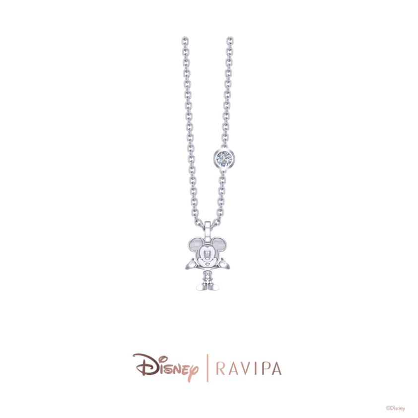 Ravipa | Disney Silver Mickey Mouse Necklace