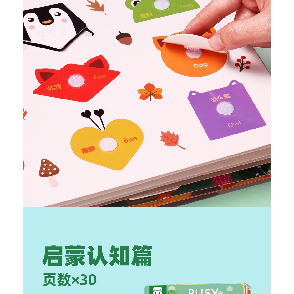 หนังสือตรัสรู้เล่มแรกของเด็ก DIY หนังสือตีนตุ๊กแก ของเล่นเพื่อการศึกษา สําหรับเด็กปฐมวัย