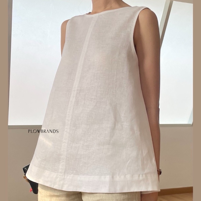 PLOWBRANDS TV0009 เสื้อแขนกุดตัวยาว"Blair​ tank​ top​" (รวมสี) ขอสงวนสิทธิ์งดเปลี่ยน/คืนเงิน ทุกกรณี