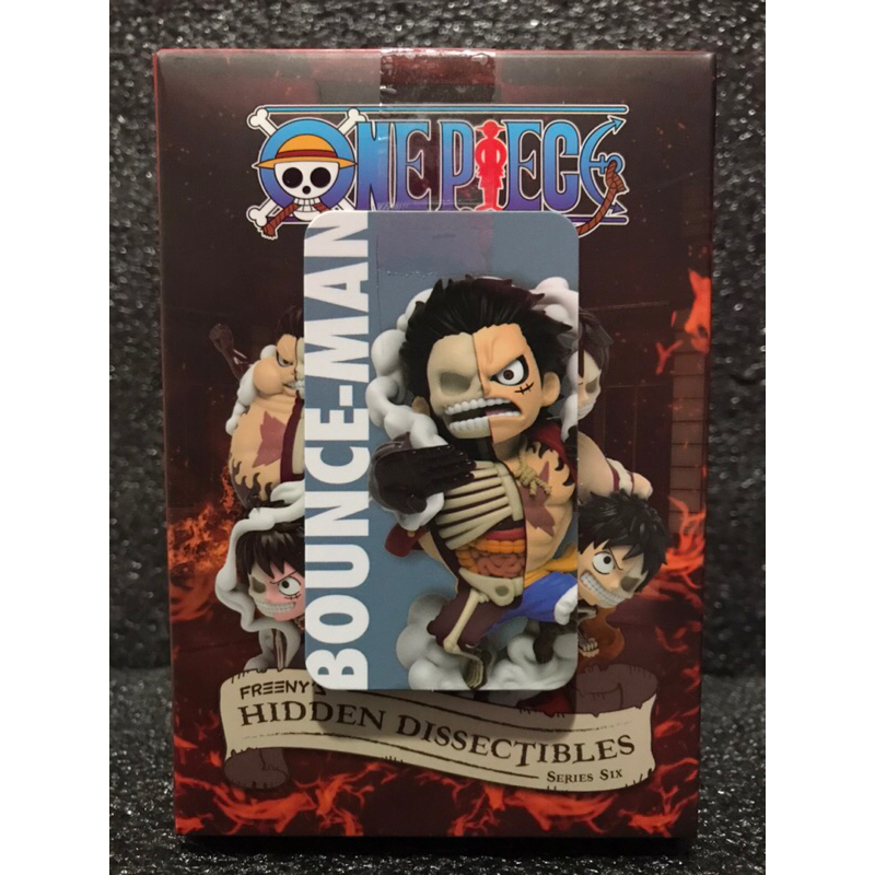 [มือ1/ส่งด่วน/เช็คการ์ด : Luffy BOUNCEMAN Gear 4] Mighty Jaxx One Piece S.6 Freeny Hidden Dissectibles Series Six ลูฟี่