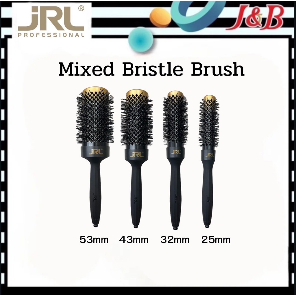 JRL Professional แปรงไดร์ Mixed Bristle Brush