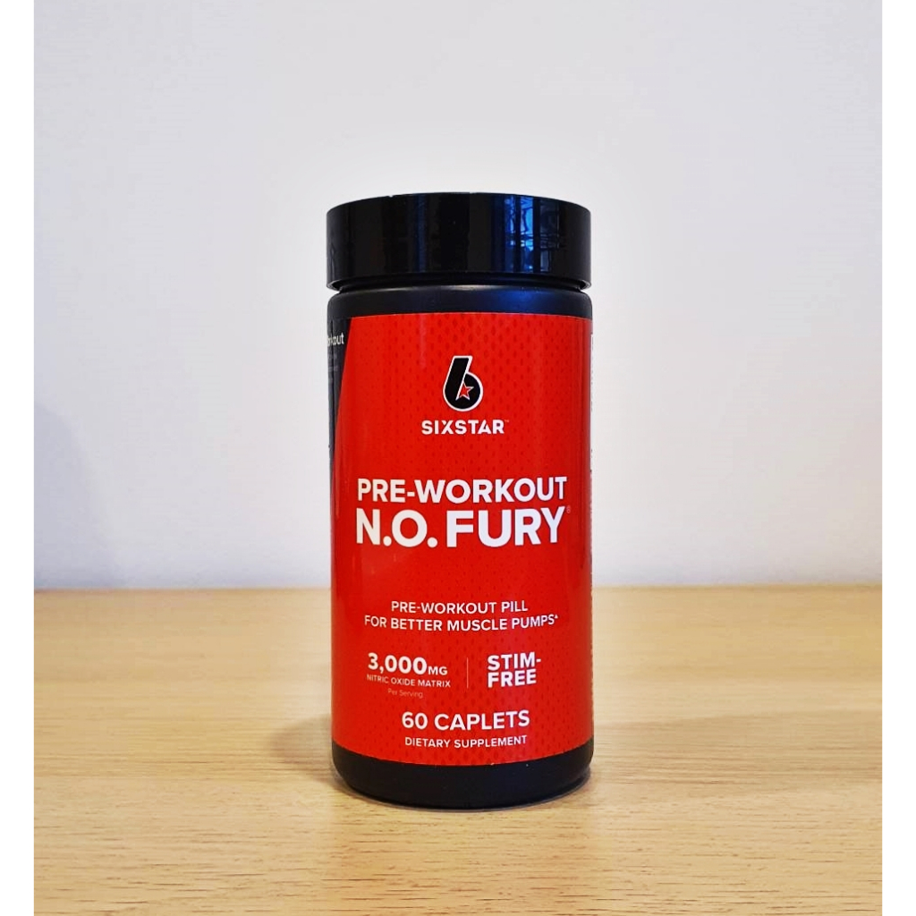 Six Star Pre-Workout N.O. Fury (60เม็ด) พรีเวิร์คเอาท์